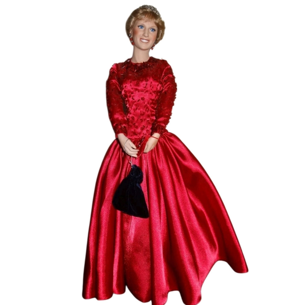 Beautiful Princess Diana Porcelain Doll